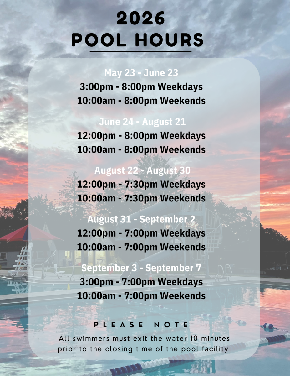 2026 pool hours 