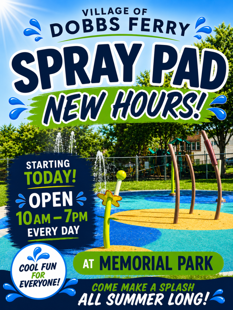New hours for splash pad 