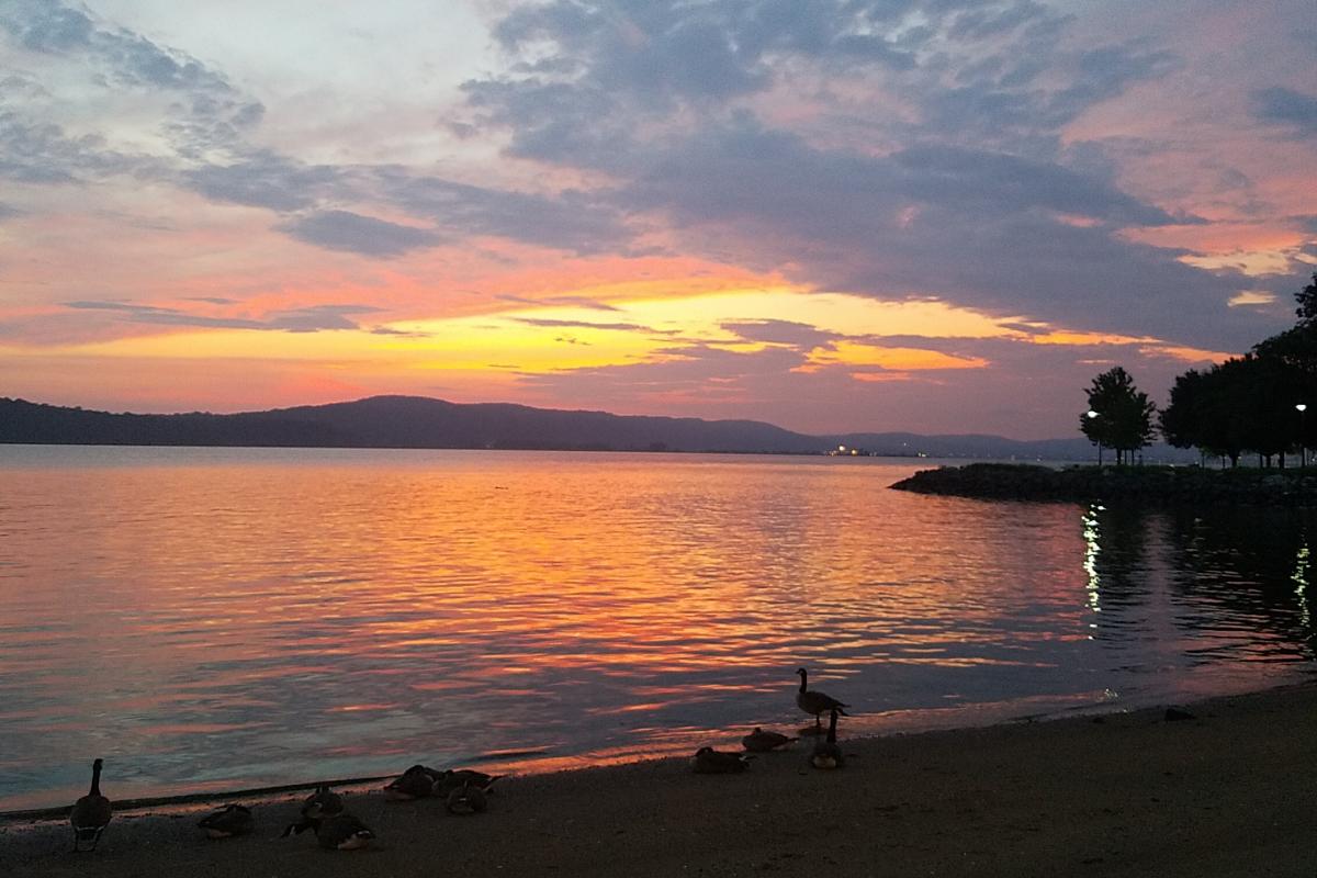 Orange-Pink sunset